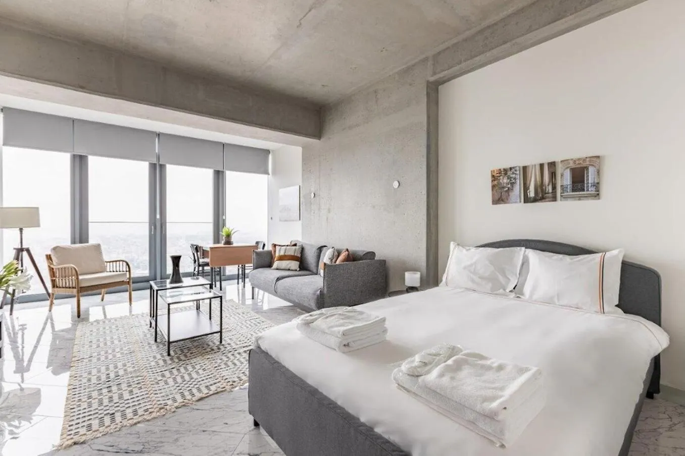 Trendy Cool Bright Studio Parking Poolviews! #254 Stambuł Apartament